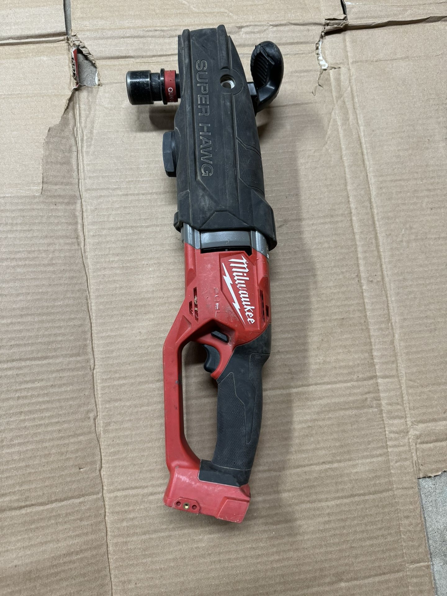 Milwaukee M18 FUEL 18V Lithium-Ion Brushless Cordless GEN 2 SUPER HAWG 7/16 in. Right Angle Drill (Tool-Only)
