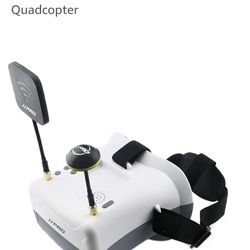 Crazepony FPV Goggles 5.8Ghz 40CH
Raceband 4.3 Inch VR Double Antenna
7-23V F02 Video Glasses for RC
Quadcopter
