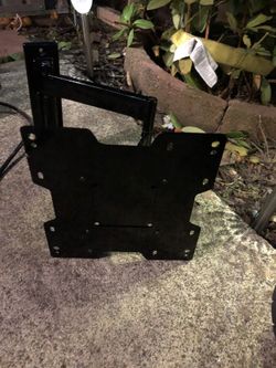 Telescoping TV wall mount screws not included