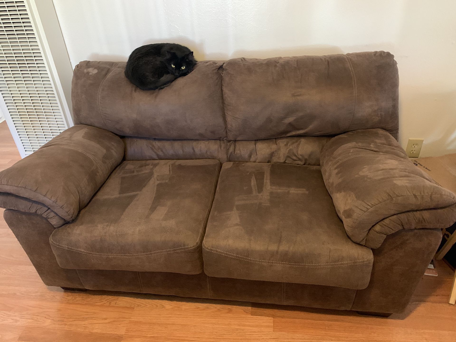 Free Loveseat and Ottoman from Ashley Furniture