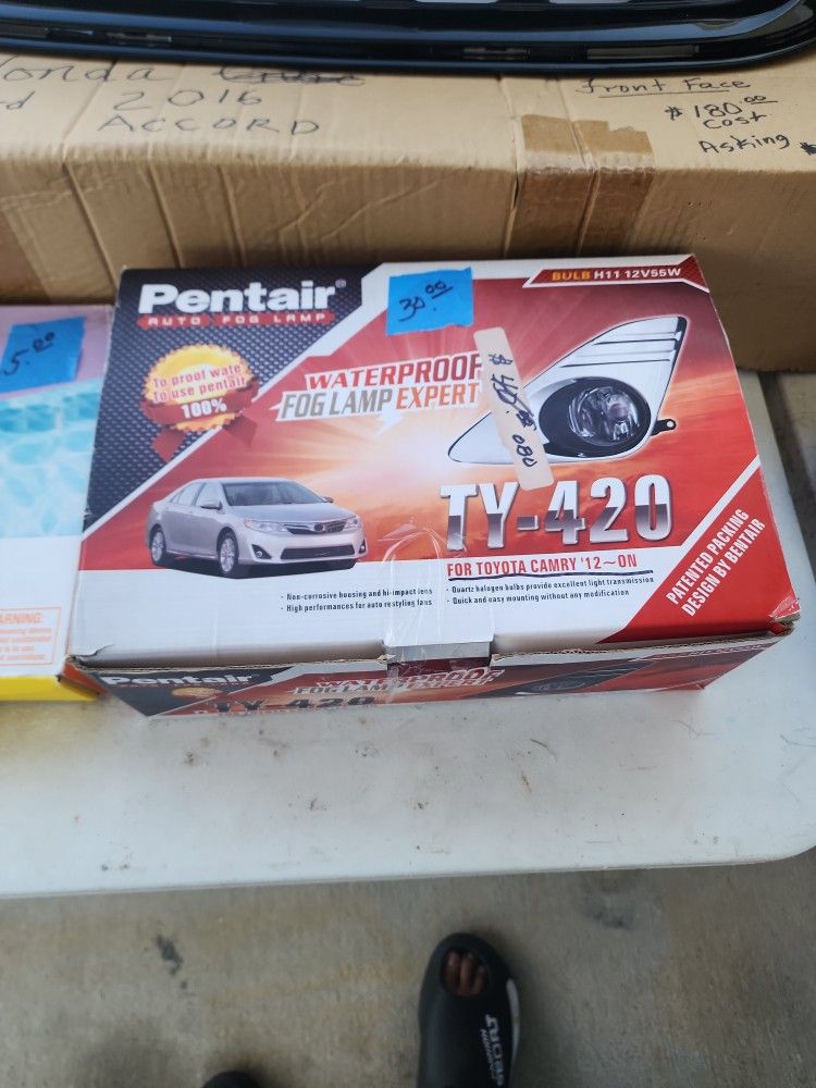 Pentair Auto Fog Lamp Ty-420 Toyota Camry 2012 On