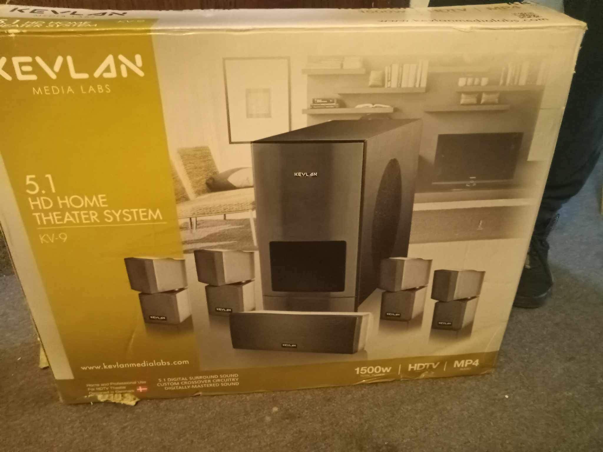 Kevlan KV-9 1500W 5.1 HD Home Theatre Speaker System