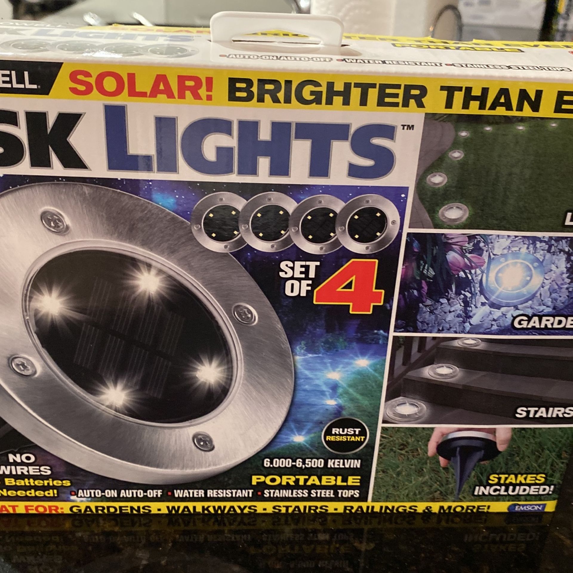 Solar Disk Lights