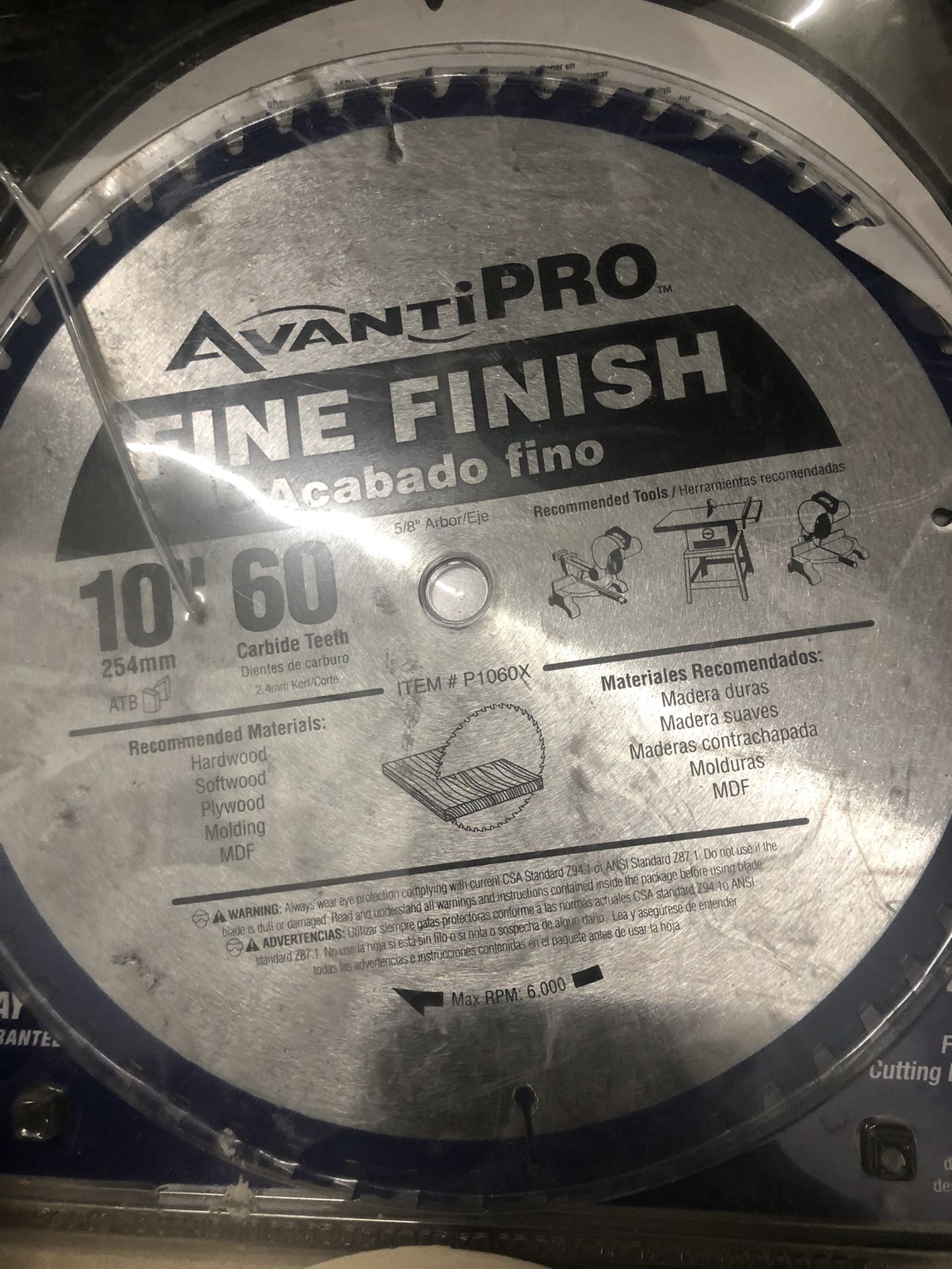 Avantipro cutting blade