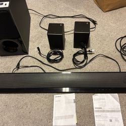 Sony HTCT790 And SRS-ZR5 Speakers And Cords Bluetooth