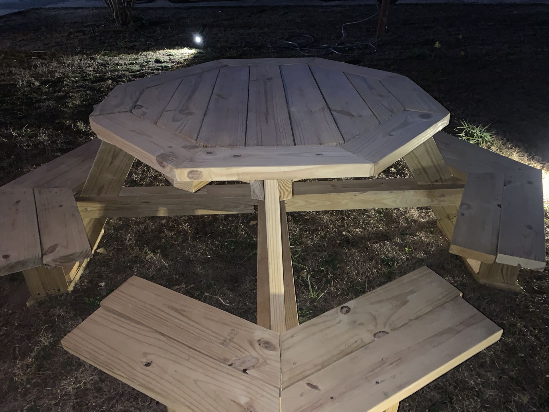 Octagon Picnic Table 