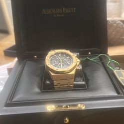 AP rose Gold Chronograph Royal Oak 