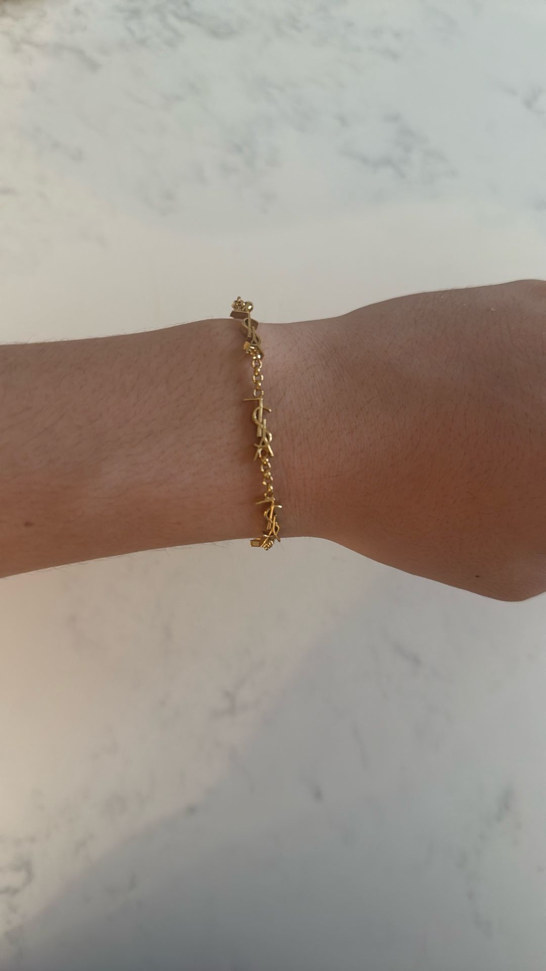 YSL Gold Chain Bracelet