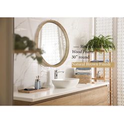 30 x 30 beautiful natural glass mirror for entry way or any part of the home