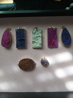 Druzy Pendants
