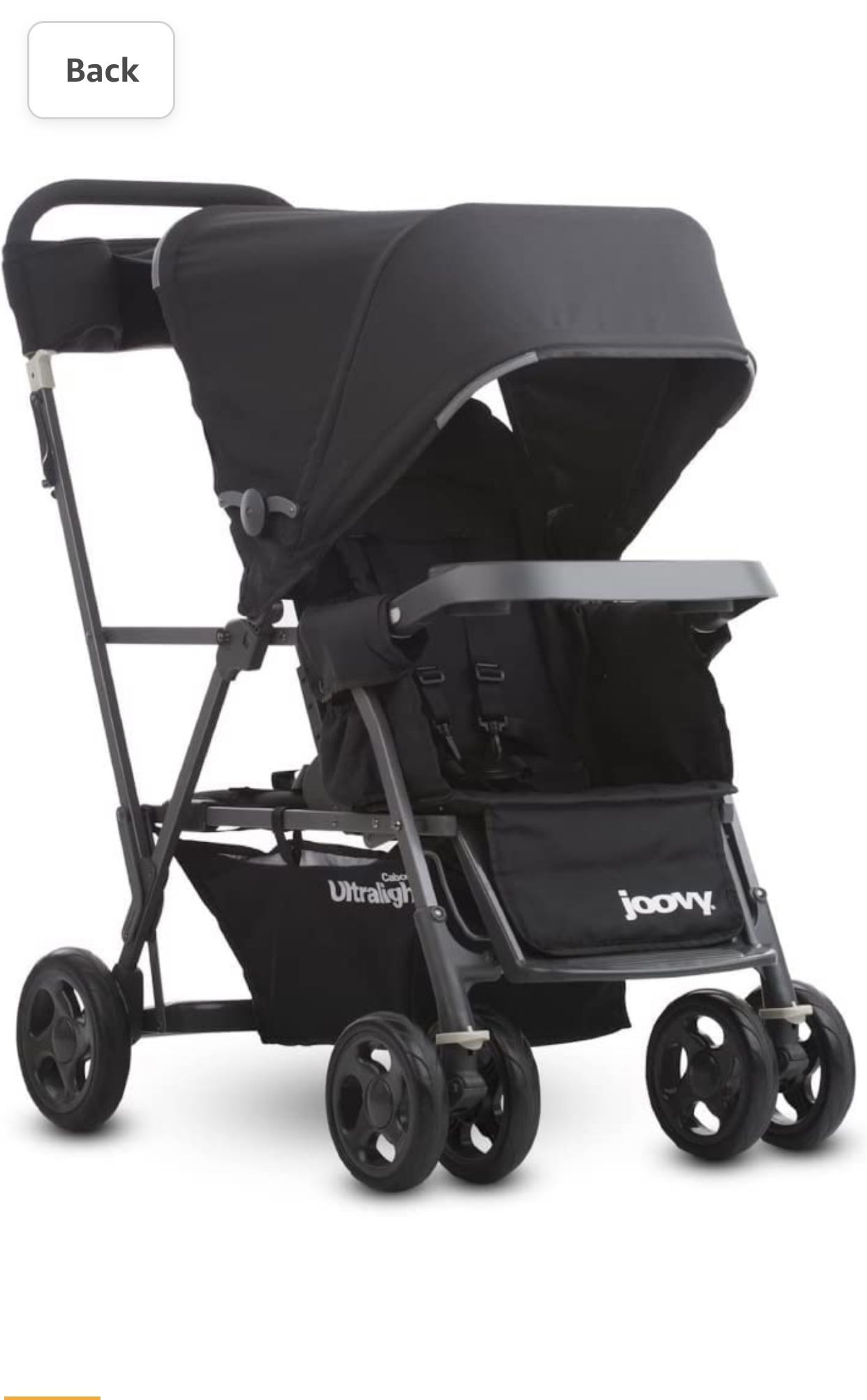 New Joovy Caboose Ultralight Sit and Stand Double Stroller