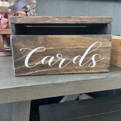 Wooden Letters Box