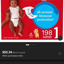 Huggies Diapers Size 1