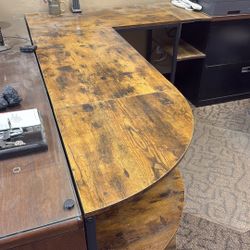 Computer Desk, Wood and Metal