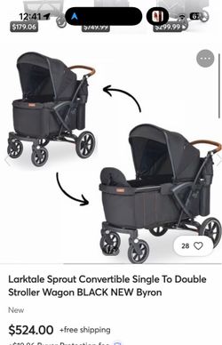 Larktale Sprout 2 or 1 Wagon Stroller