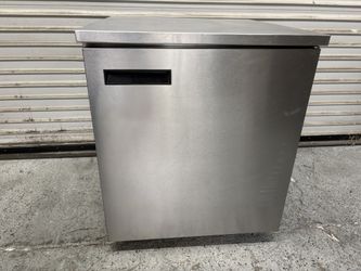 Like New Delfield 406 Single 1 Door Under Counter Refrigerator NSF USA Made Commercial Cooler On Wheels 