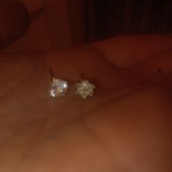 Two Random Diamond Ear Rings  