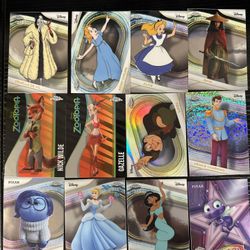 Topps Chrome Disney Card Lot