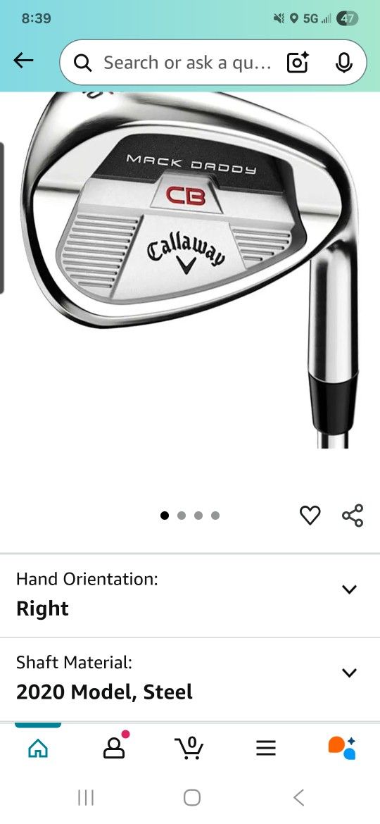56 Degree Callaway Wedge