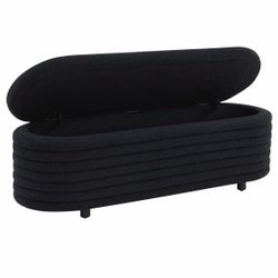 Delray Upholstered Flip Top Storage Bench