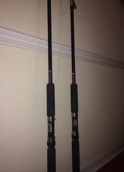 Pair of Megmaster black gold 6’ heavy action fishing rods for Sale in Ocean  Ridge, FL - OfferUp