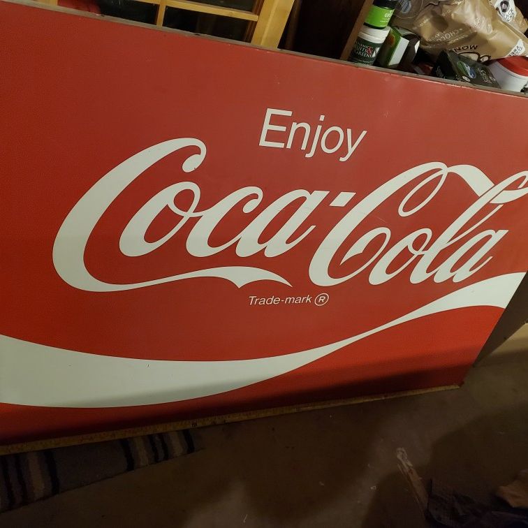Old 50s Coke Cola Sign