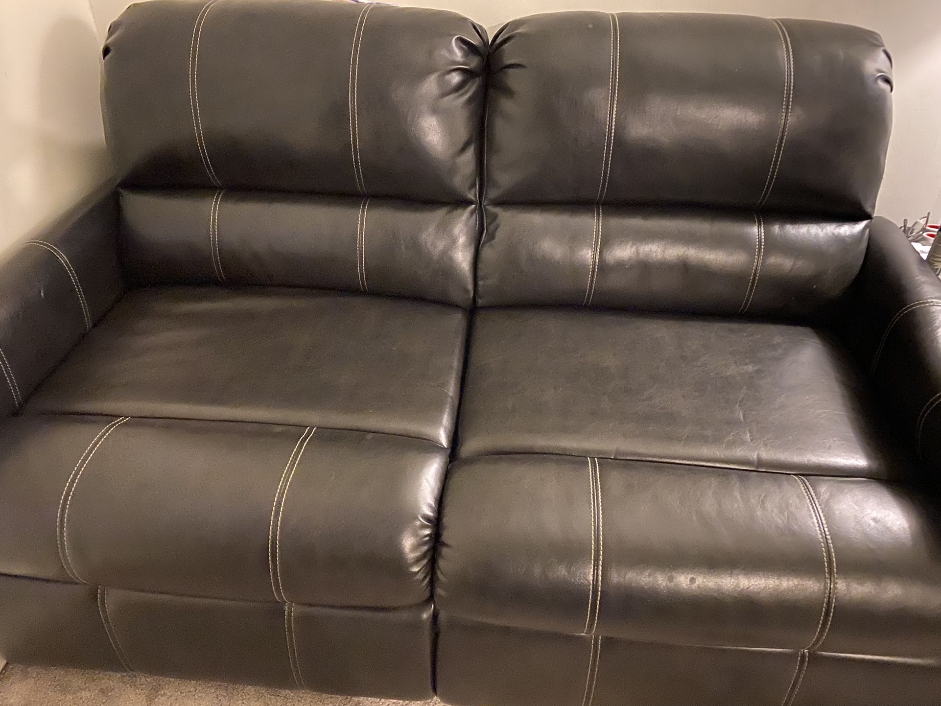 Leather Couch 