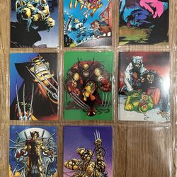 1992 Marvel Wolverine From Then 'Til Now II 90 Card Set