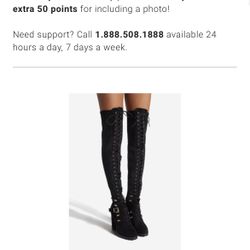 Thigh High Boots Size 10