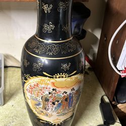 Porcelain Geisha Girls 24 Inch Length 