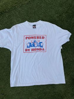 Vintage F1 Honda Racing Powered By Single Stitch 2XL Big Johnson Tee USA 