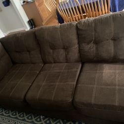 Sofa  L  Brown 