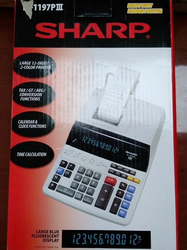 Sharp Electronic Printing Calculator