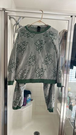 Baby Yoda Adult Sweatshirt and Jogging Pants Set