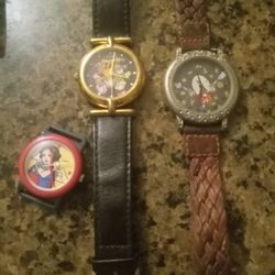 WATCHES, GARFIELD, YOESEMETY SAM, SNOW WHITE