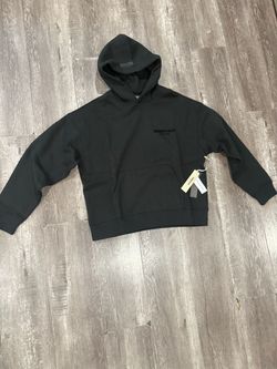 Black Essentials Hoodie Size Medium