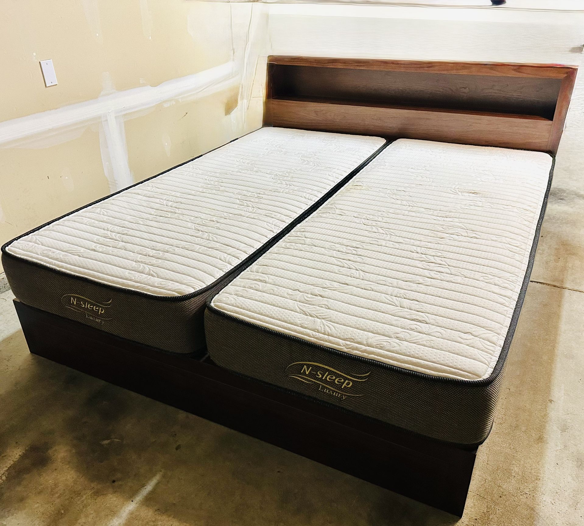 Bed Frame and Mattress Set Queen ( Japanese King Size )