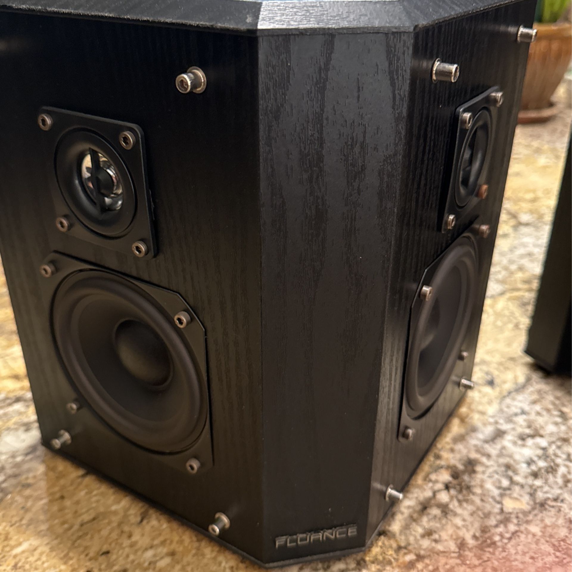 Pair Fluance AVBP2 Home Theater Bipolar Surround Sound Satellite