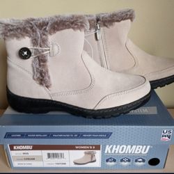 KHombu Suede Leather BOOTS Woman's Size 9.  NEW