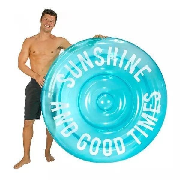 60" Round Inflatable Pool Float