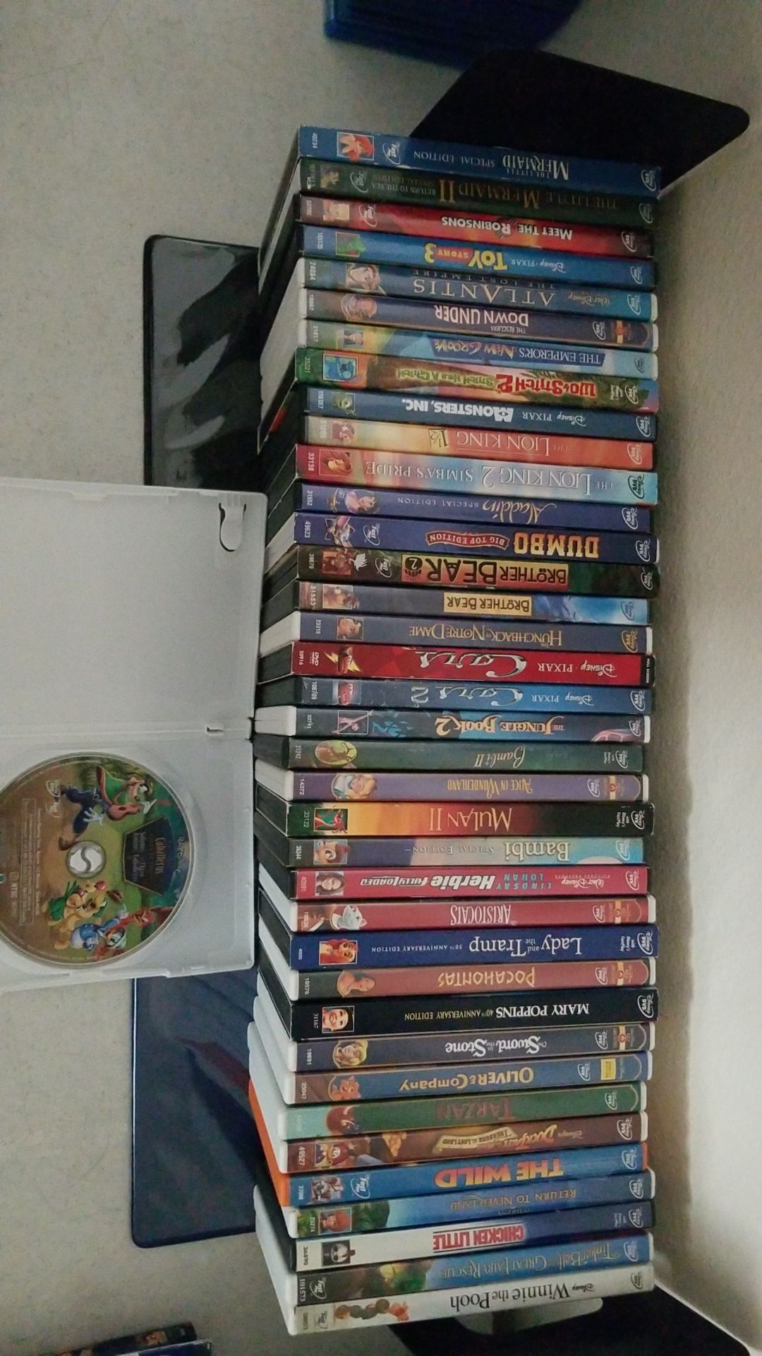 Disney animated movies dvd lot