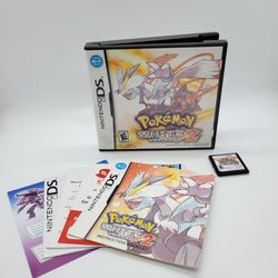 Pokemon White 2 CIB Complete Nintendo DS Game Freak Pikachu Charizard Complete Game Save File