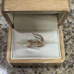 18K Yellow Gold Ring Wrapped in .6 Carats of Diamonds - Size 6 by Pampillonia or Best Offer