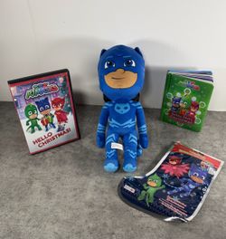 PJ Masks Bundle – Plush, DVD, Book & Activity Set