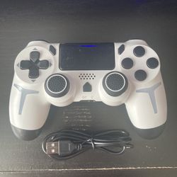 White PS4 Controller 