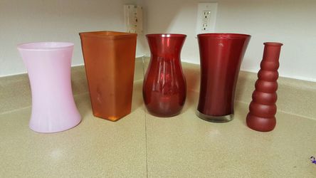 Beautiful glass Vases