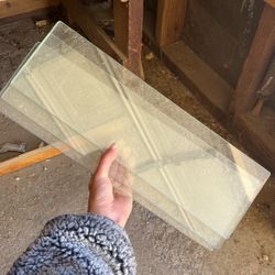 3 Glass Shelves 