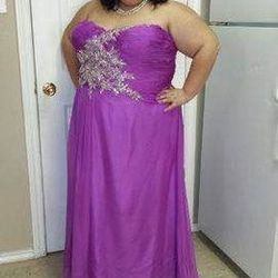 Plus Size Fame Prom Dress