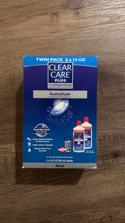 Clear Care Plus HydraGlyde Twin Pack 2x12oz