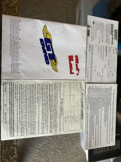 1997 GT Dyno BMX Owner’s Manual